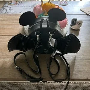 Loungefly X Disney LASR exclusive Mickey Bat Convertible Mini Backpack Loungefly | Bags | Loungefly X Disney Lasr Exclusive Mickey  main image 4